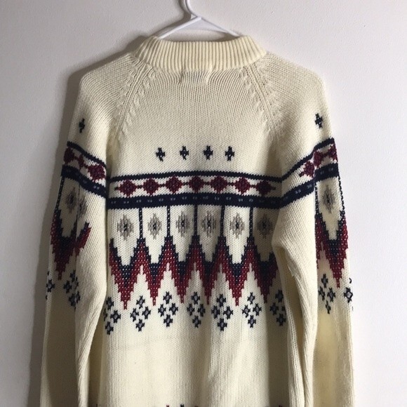 vtg gimbels cable knit pullover sweater 100% acrylic size XL cozy soft - Picture 9 of 12